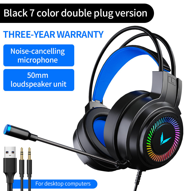 Computer Channel Eat Chicken Wired Headset