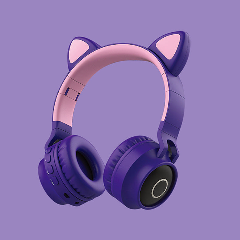LED Light Cat Ear Headphones