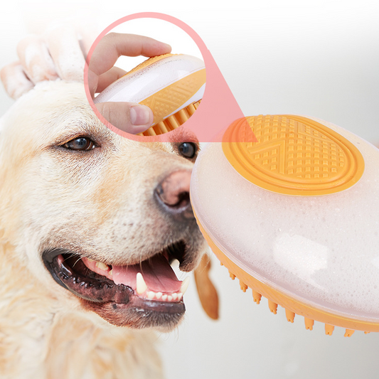 Dog Cat Bath Brush 2-in-1 Pet