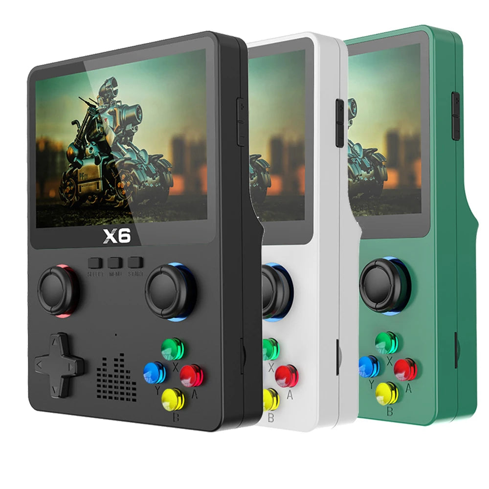 X6 3.5Inch IPS Screen Handheld Video Game Console