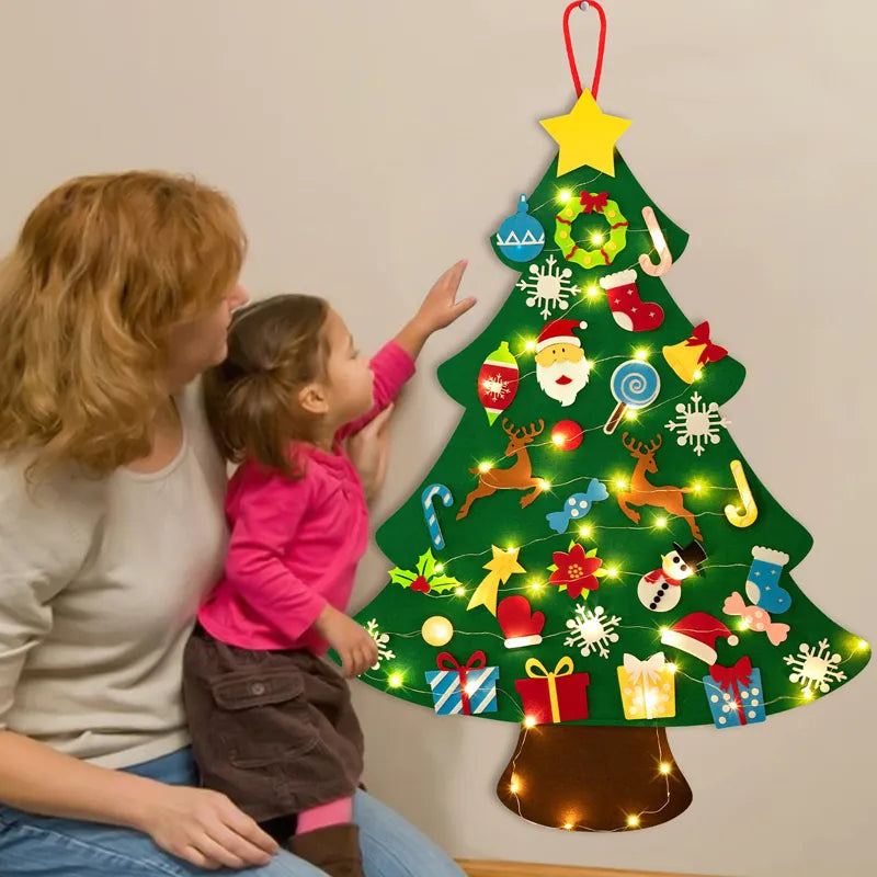DIY Felt Christmas Tree Kids Toys