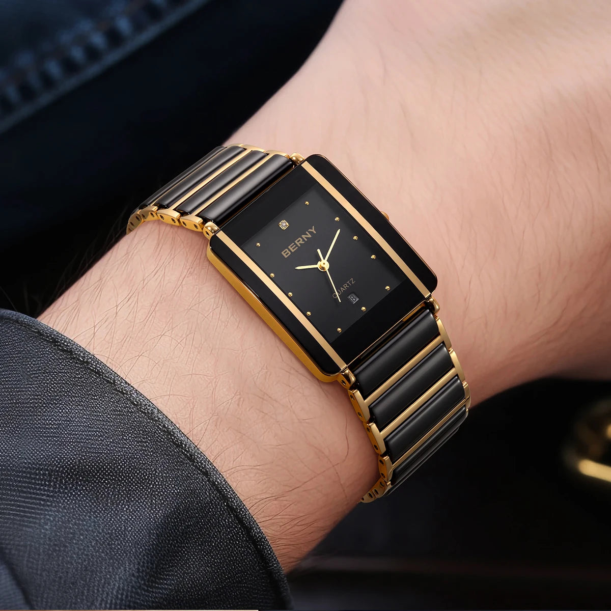 Ceramic Women Quartz Wristwatch