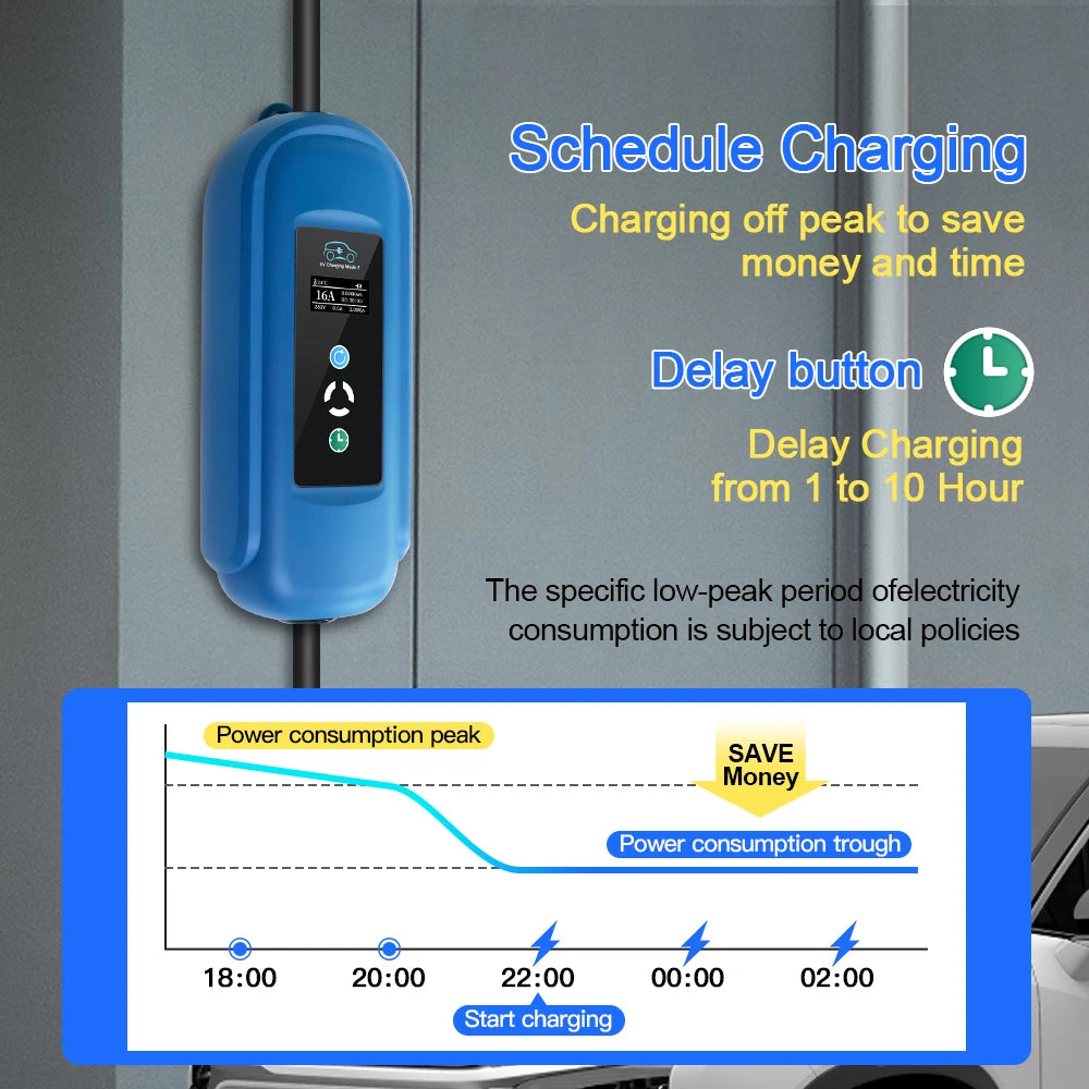 16A 11KW Type EV Charger