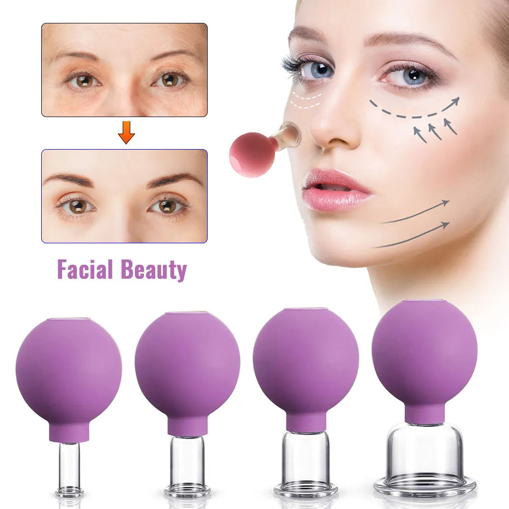 Vacuum Cupping Glass Jar Cellulite Massager