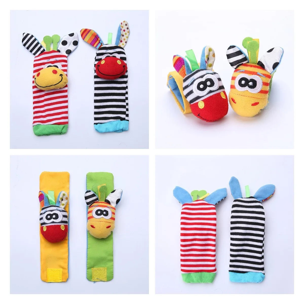 Baby Soft Plush Rattles Toys