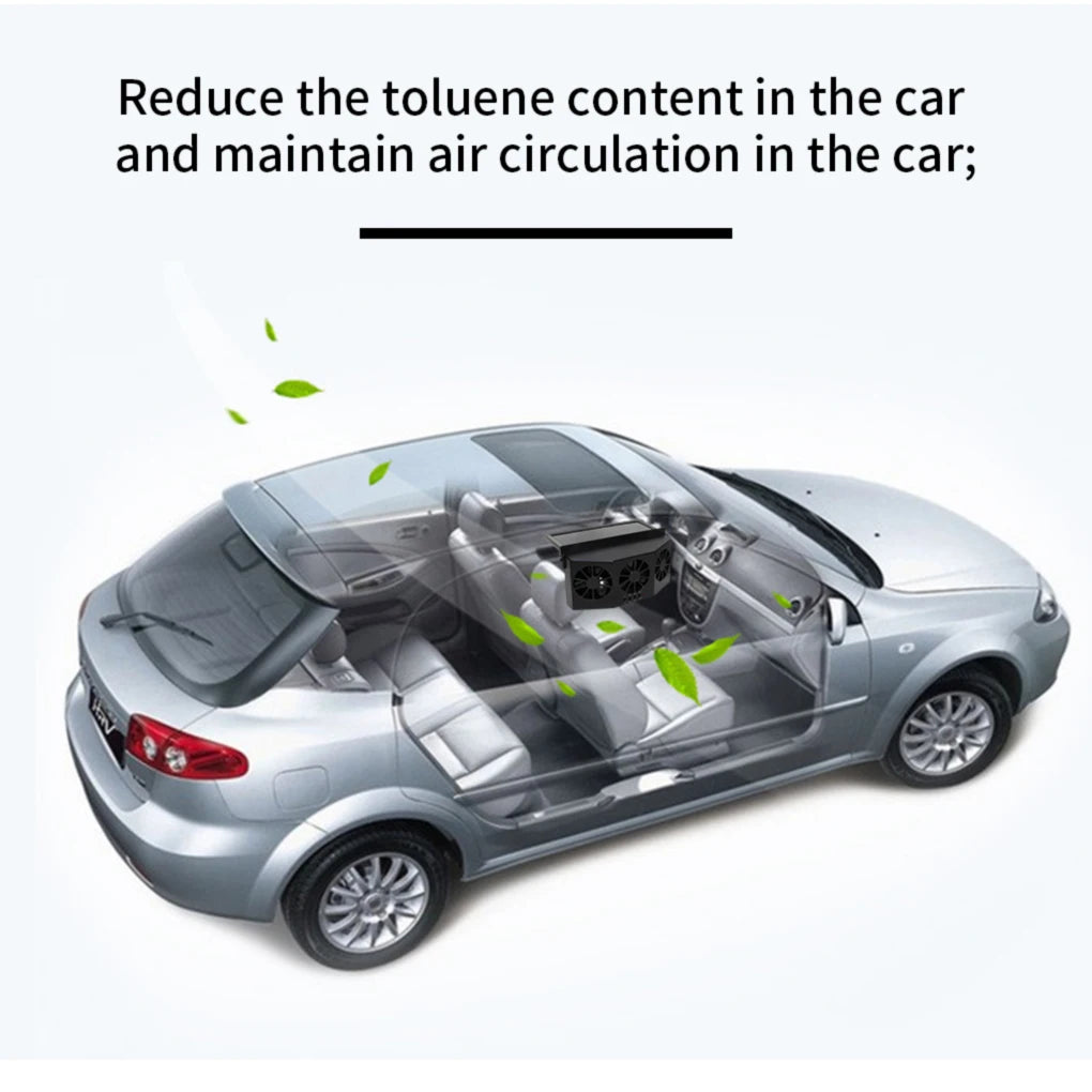3-Hole Solar Car Exhaust Fan