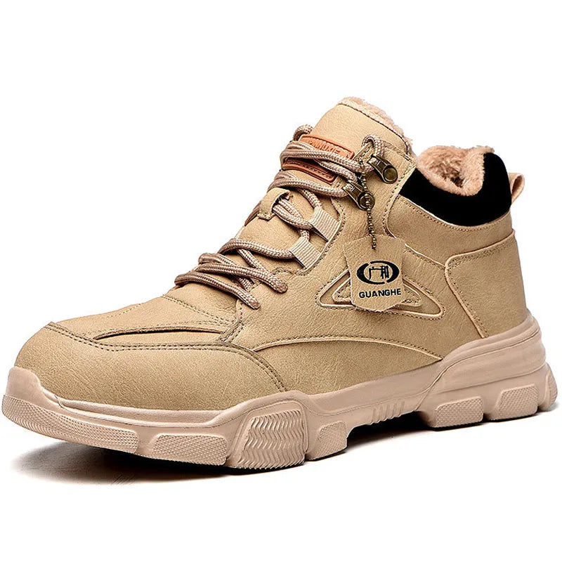 Men Safety Anti-smash Anti-stab Work Boots