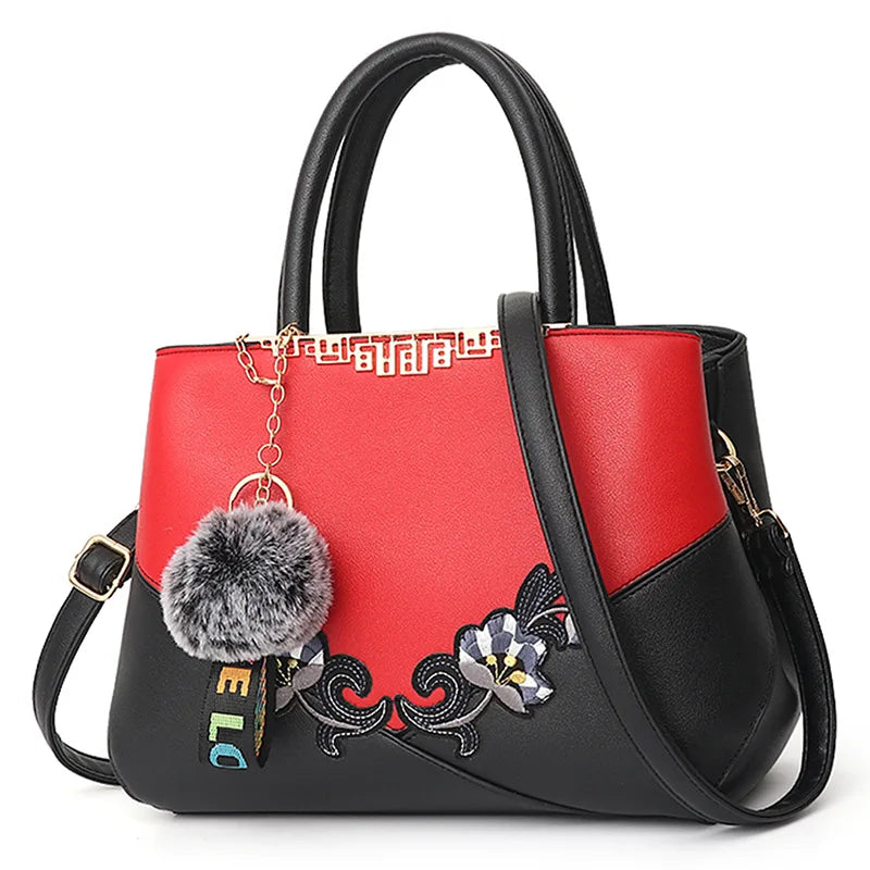 Women Leather Embroidered Handbags