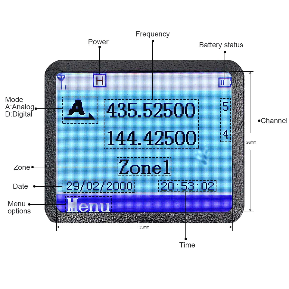 RT3S DMR Digital Walkie Talkie