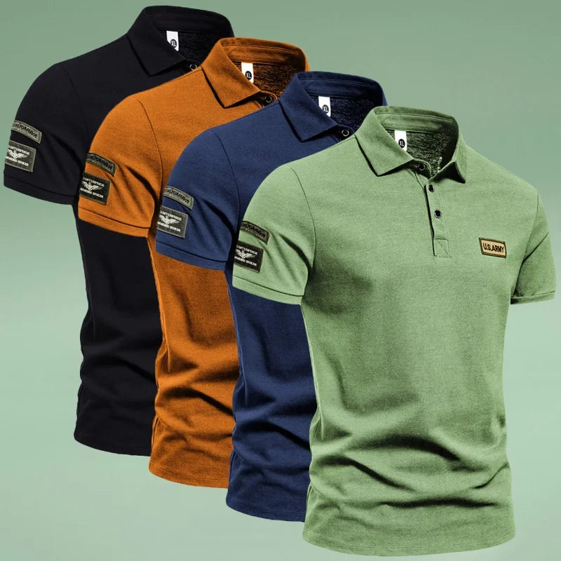 fashion lapel Polo T-shirt