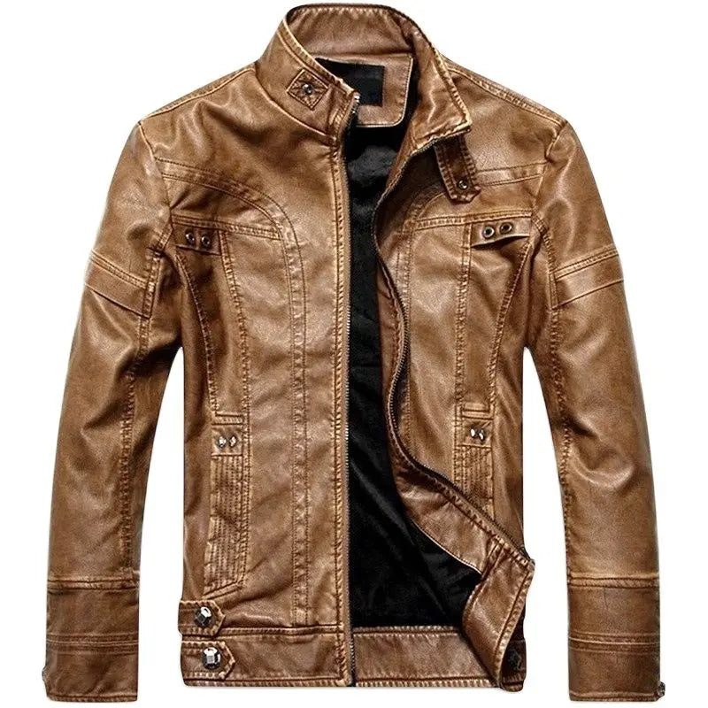 Men's Classic PU Leather Jacket