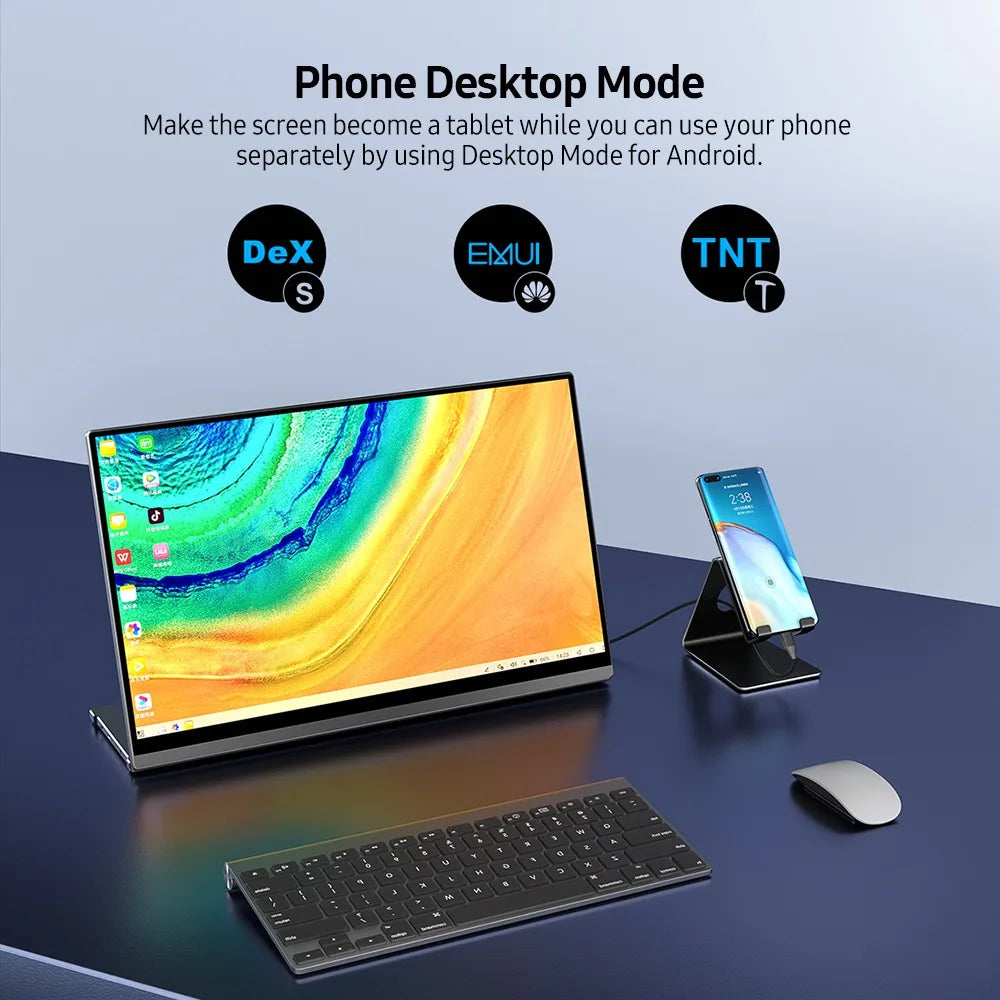 Touchscreen Gravity Sensor 4K Portable Monitor