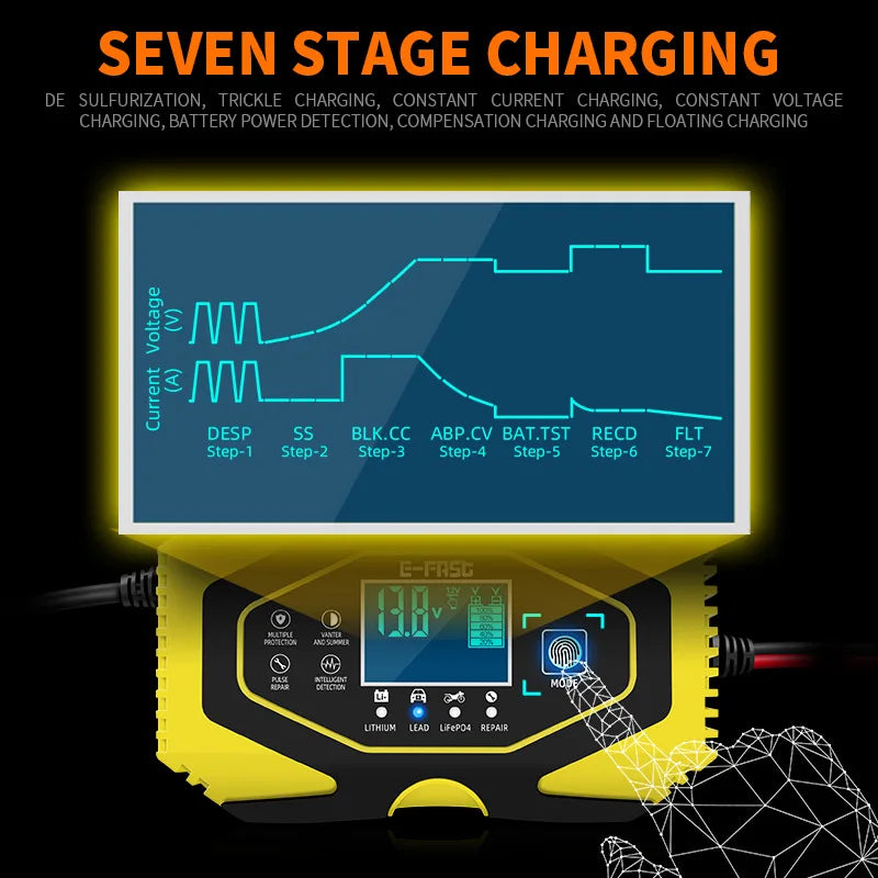 24V 3A Lithium LiFePO4 Lead Acid Battery Charger