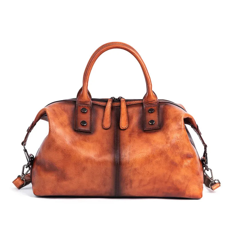 Women Genuine Cowhide Leather Handbag