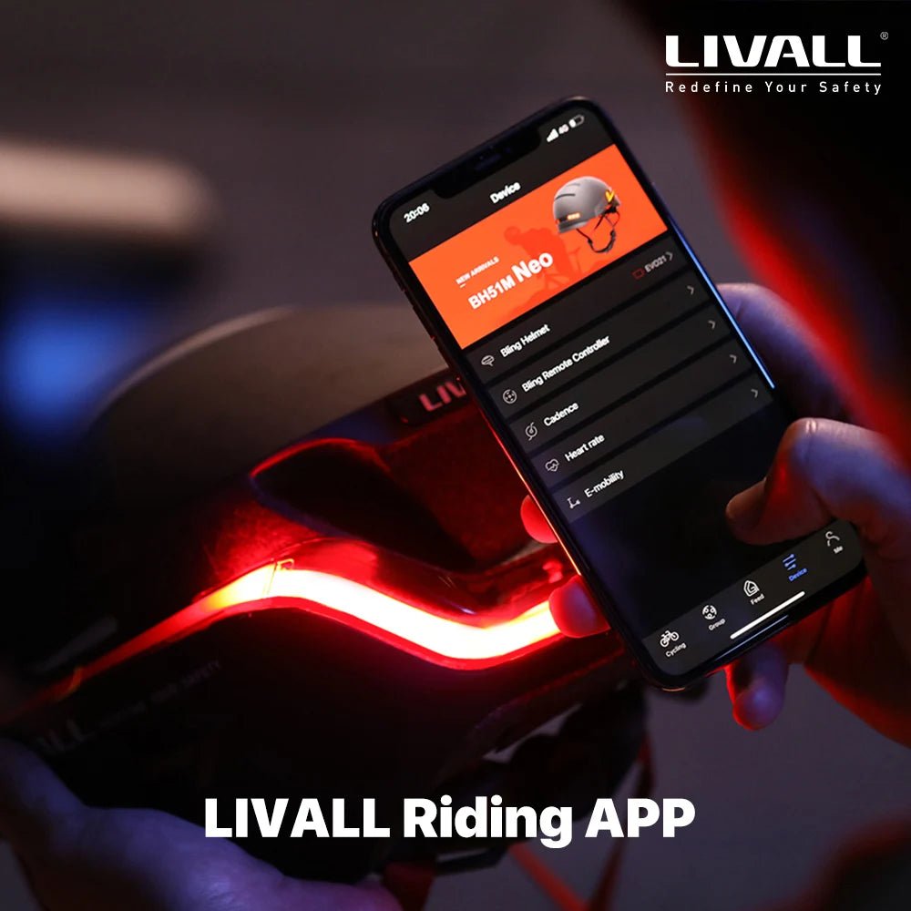 Smart MTB Bike Light Helmet