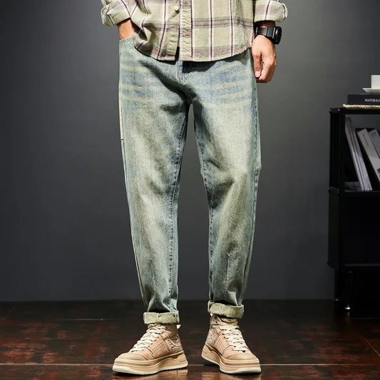 Men Baggy Loose Fit Fashion Pant