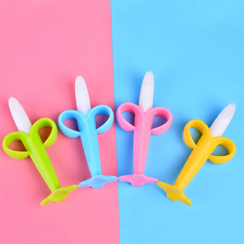 Baby BPA Free Banana Shape Toothbrush
