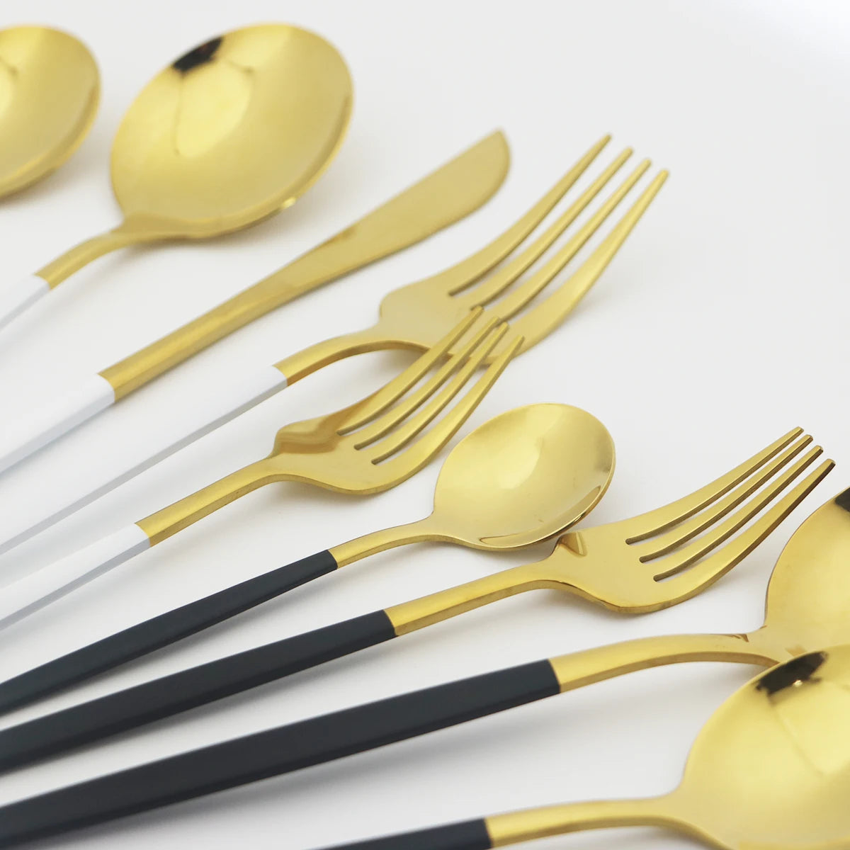 16pcs Stainless Steel Set Flatware Silverware Set
