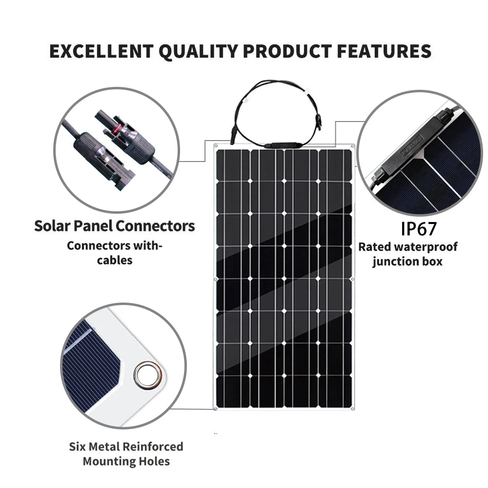 12V Flexible Solar Panel