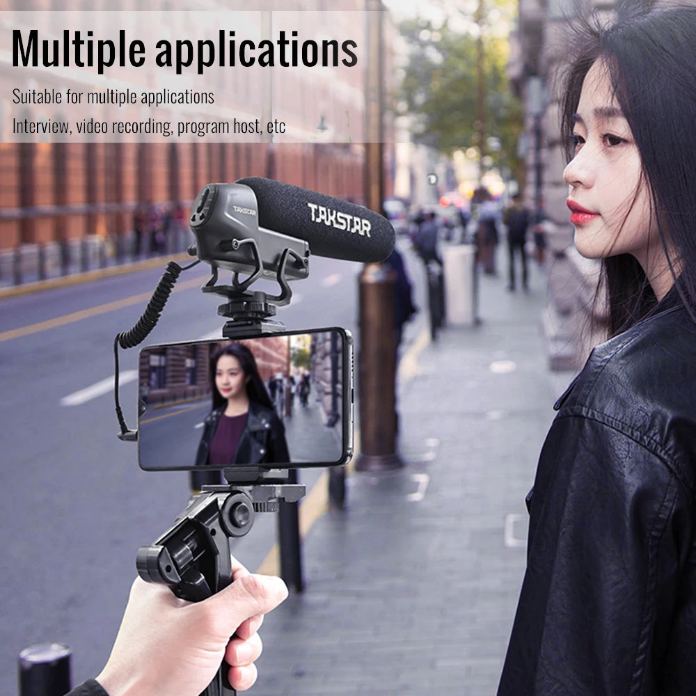 Condenser Shotgun Interview Microphone