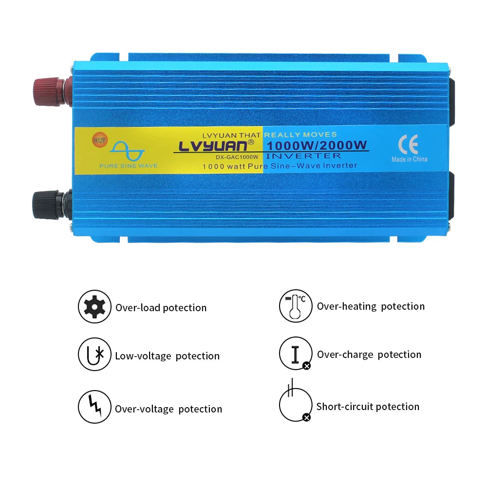 1000W/2000W Pure Sine Wave Inverter