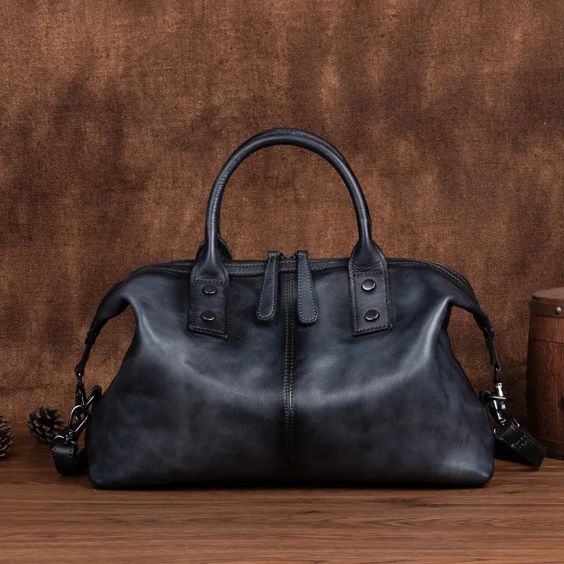 Women Genuine Cowhide Leather Handbag