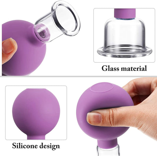 Vacuum Cupping Glass Jar Cellulite Massager