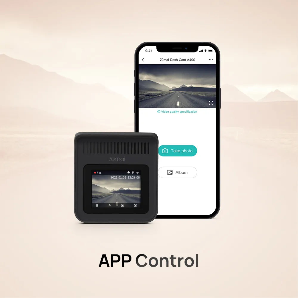 A400 Car DVR 145° FOV Dash Cam