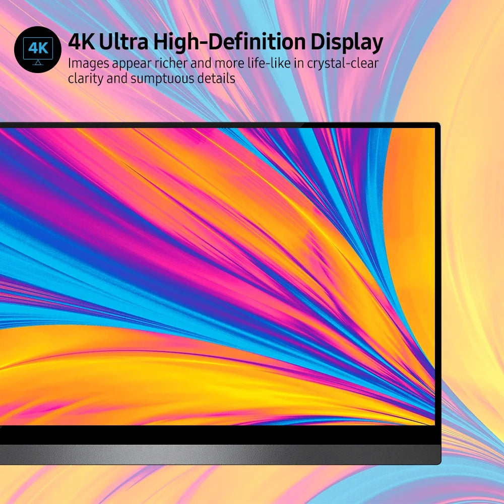 Touchscreen Gravity Sensor 4K Portable Monitor