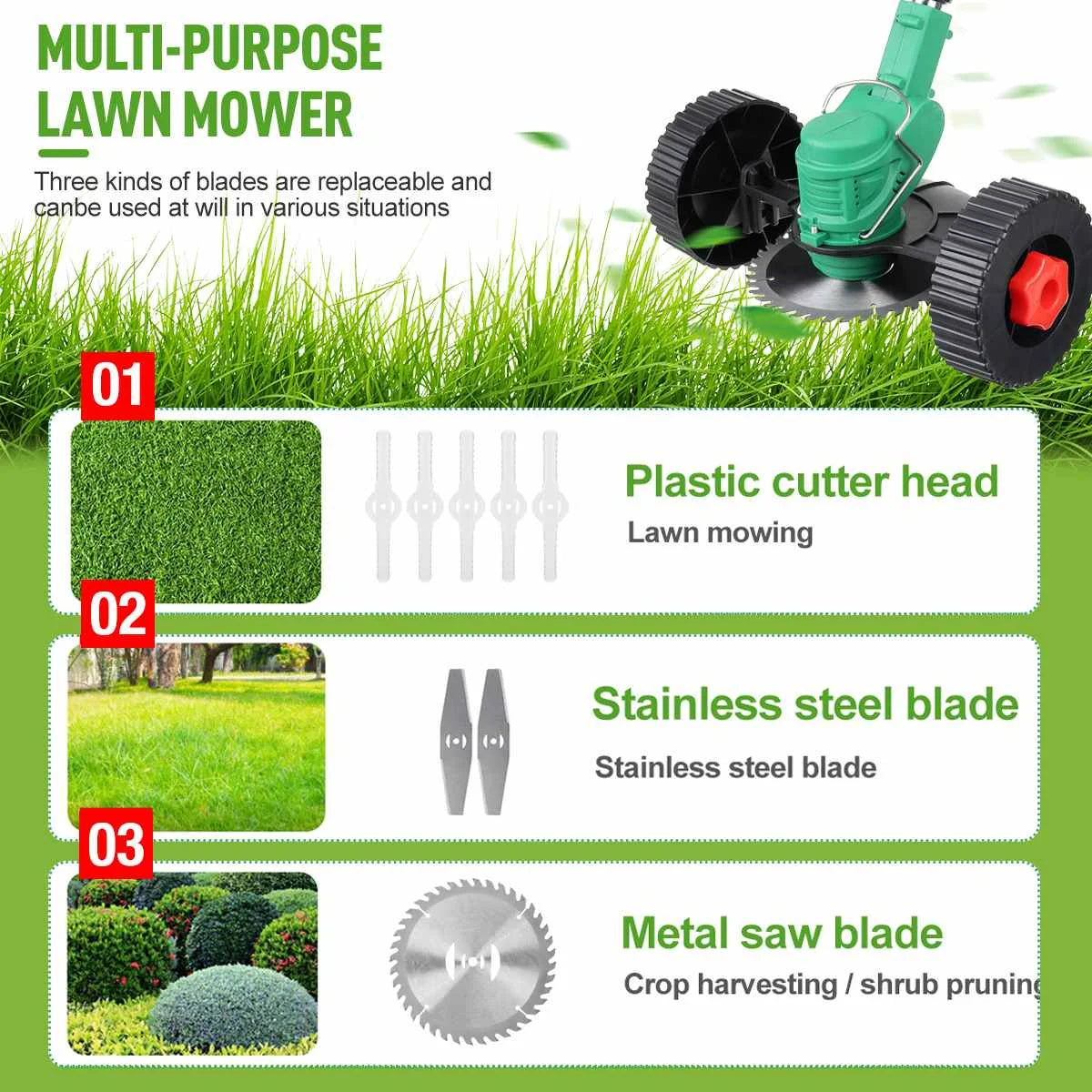 Adjustable Electric Grass Trimmer