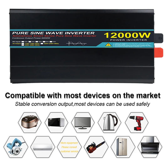 12V Pure Sine Wave Solar Power Inverter
