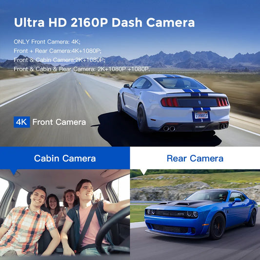 M550 3 Channel Dash Cam