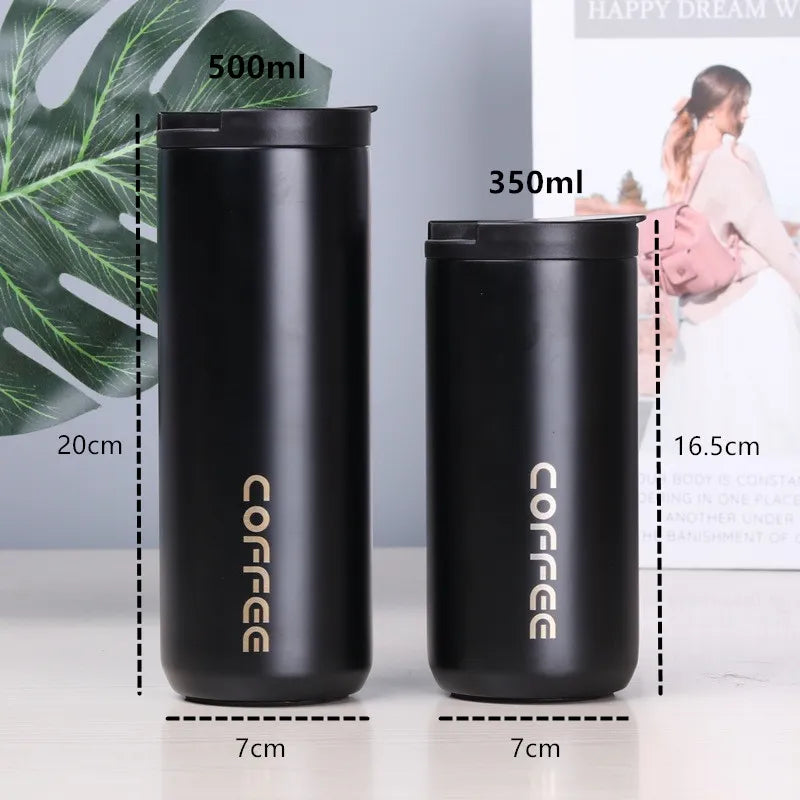 350ml/500ml Double Stainless steel Coffee Mug