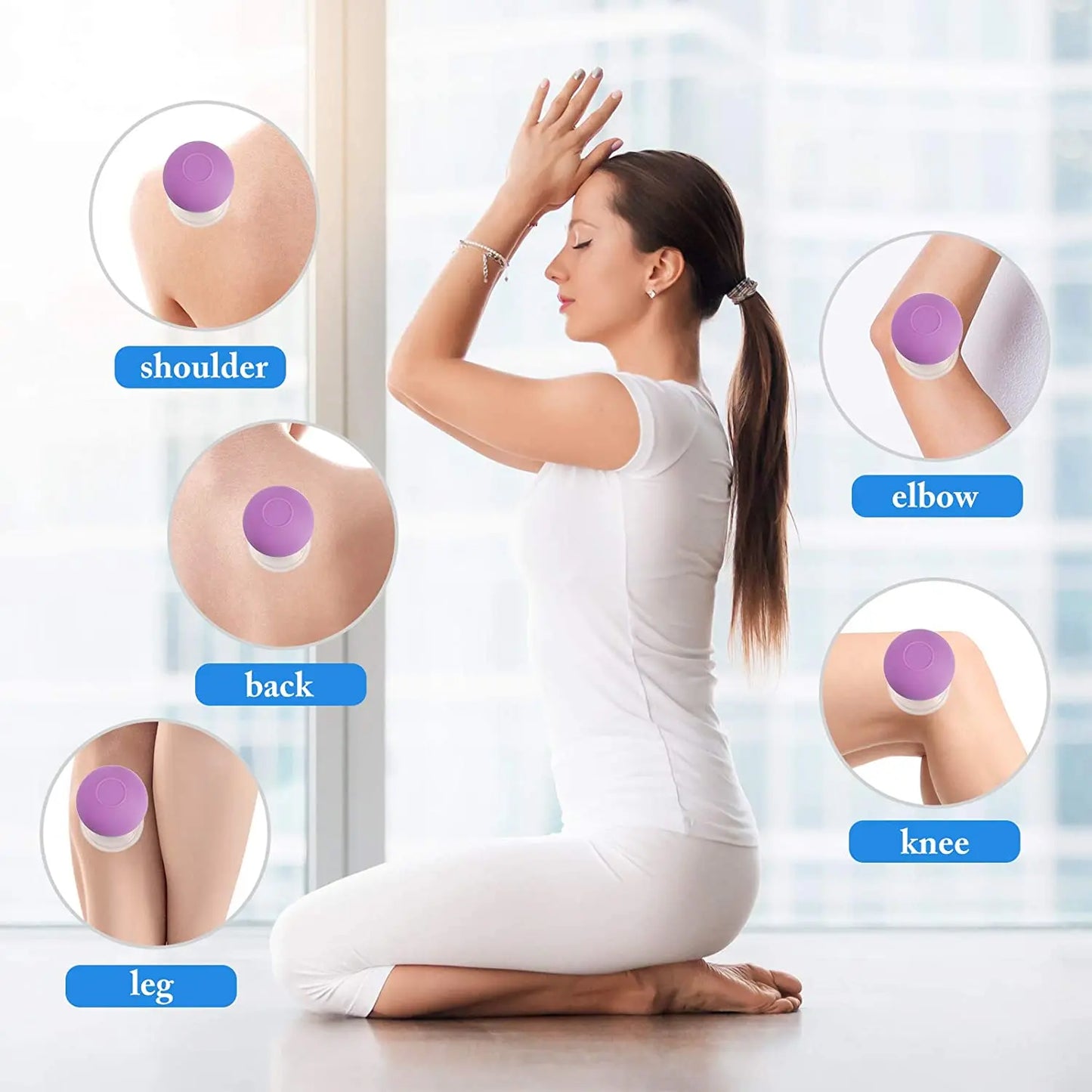 Vacuum Cupping Glass Jar Cellulite Massager