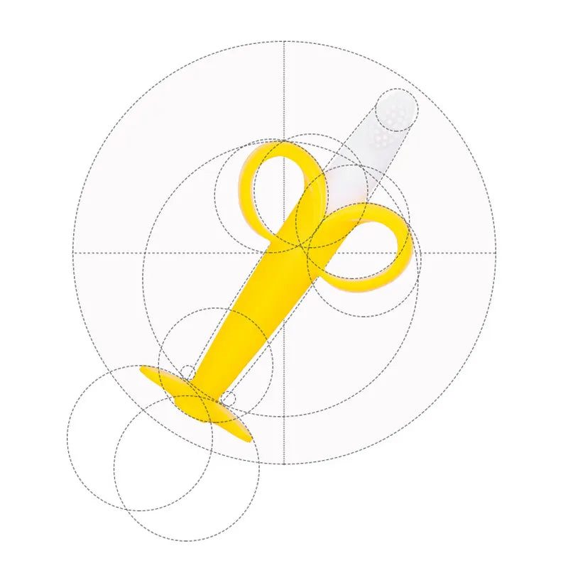 Baby BPA Free Banana Shape Toothbrush