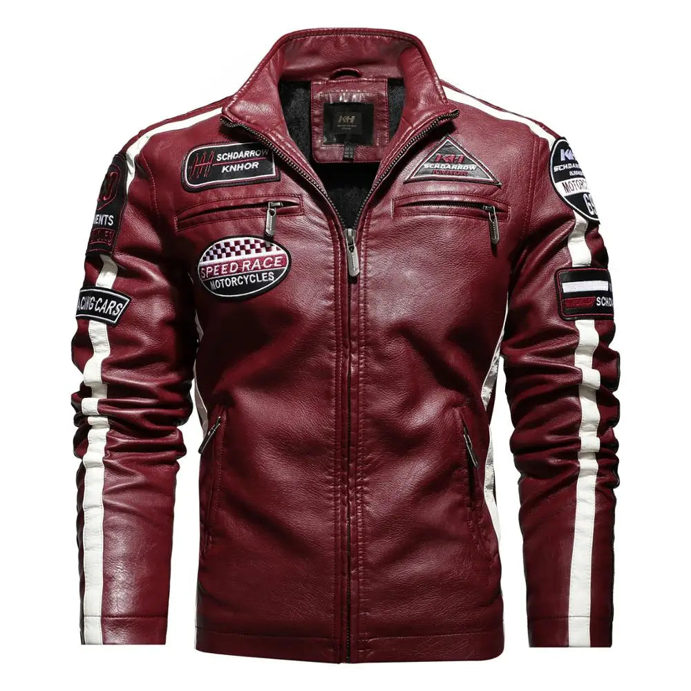 Men's Embroidered Aviator Jacket