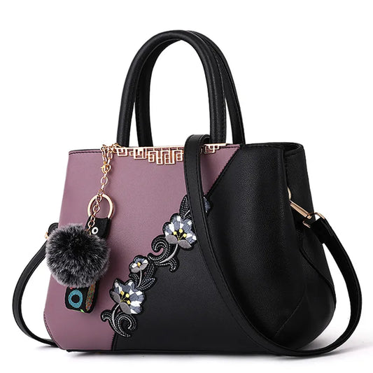 Women Leather Embroidered Handbags