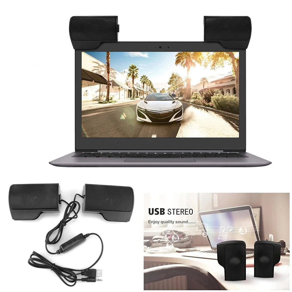 Portable Computer Mini USB Stereo Speaker