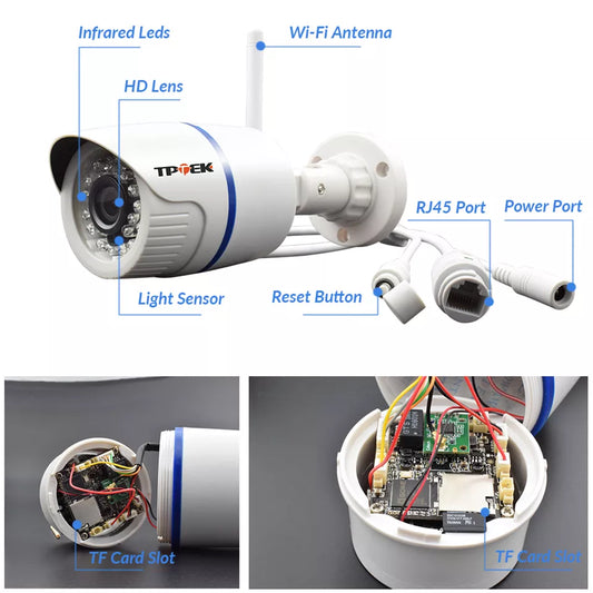 4MP 1080P Outdoor WiFi Security IP Camera