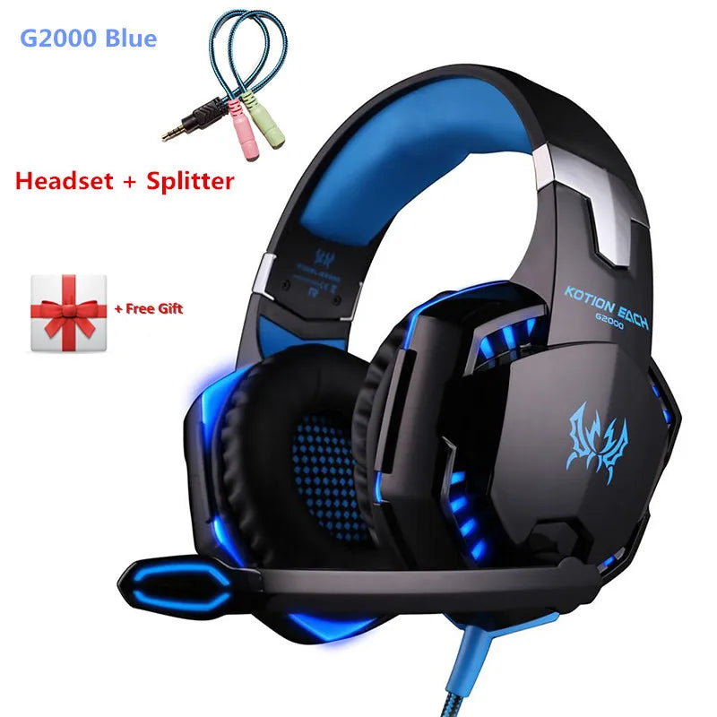 G2000 Wired Gaming Headset with Mic