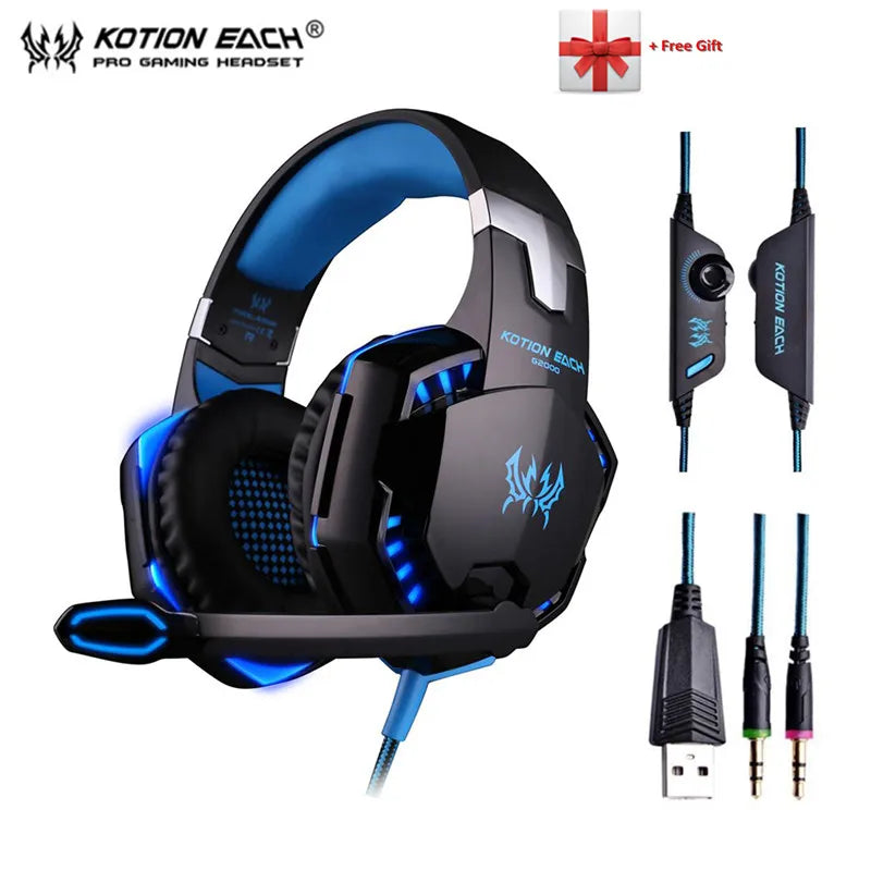 G2000 Wired Gaming Headset with Mic