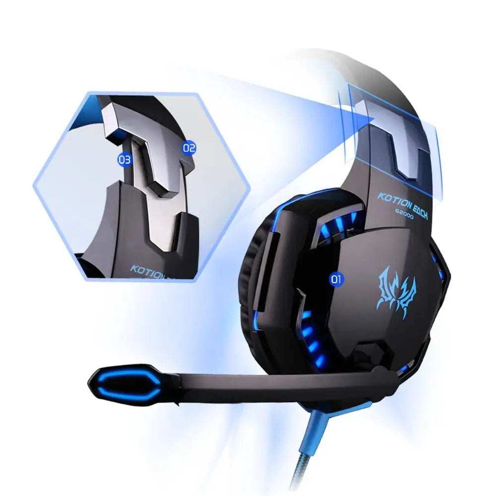 G2000 Wired Gaming Headset with Mic