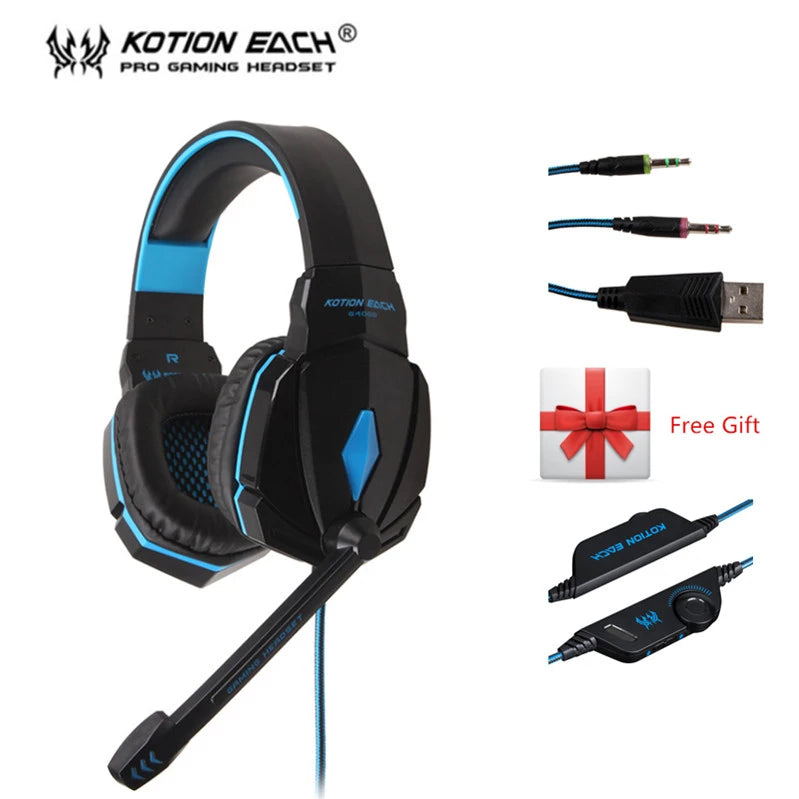 G2000 Wired Gaming Headset with Mic