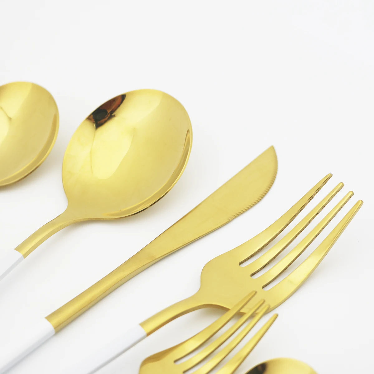16pcs Stainless Steel Set Flatware Silverware Set