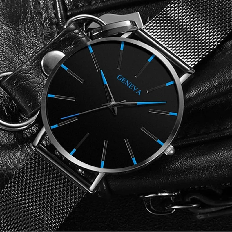 Men Minimalist Ultra Thin Watches
