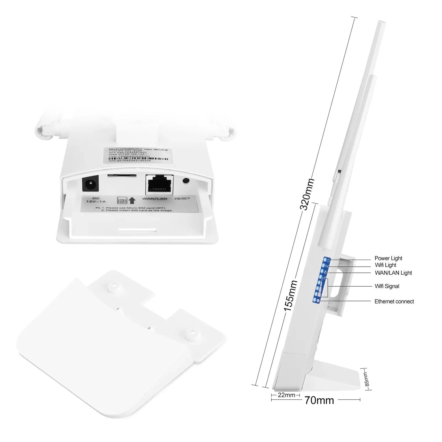 4G LTE Outdoor Waterproof Router