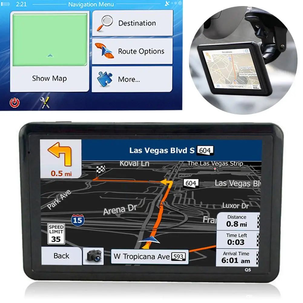 5" HD Car GPS Navigation