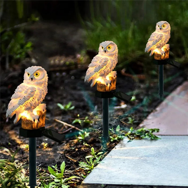Garden Owl Solar Lamp