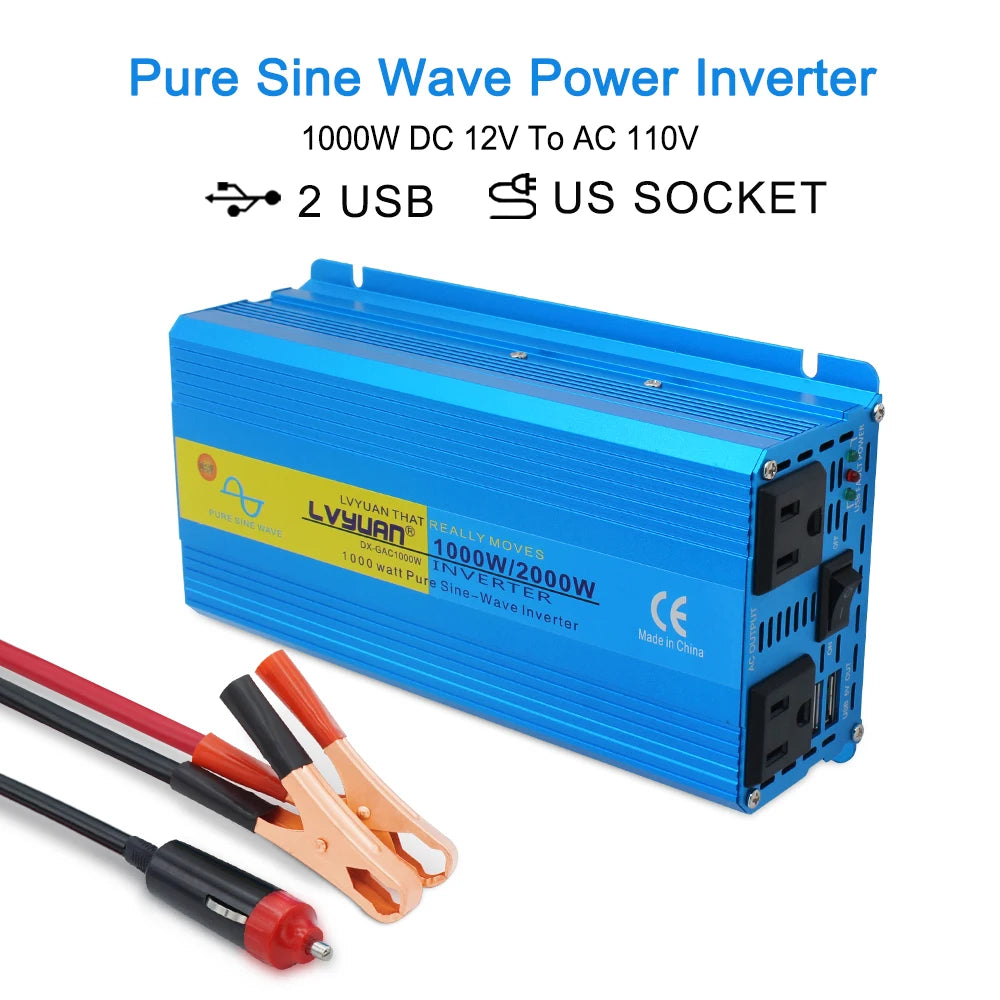1000W/2000W Pure Sine Wave Inverter