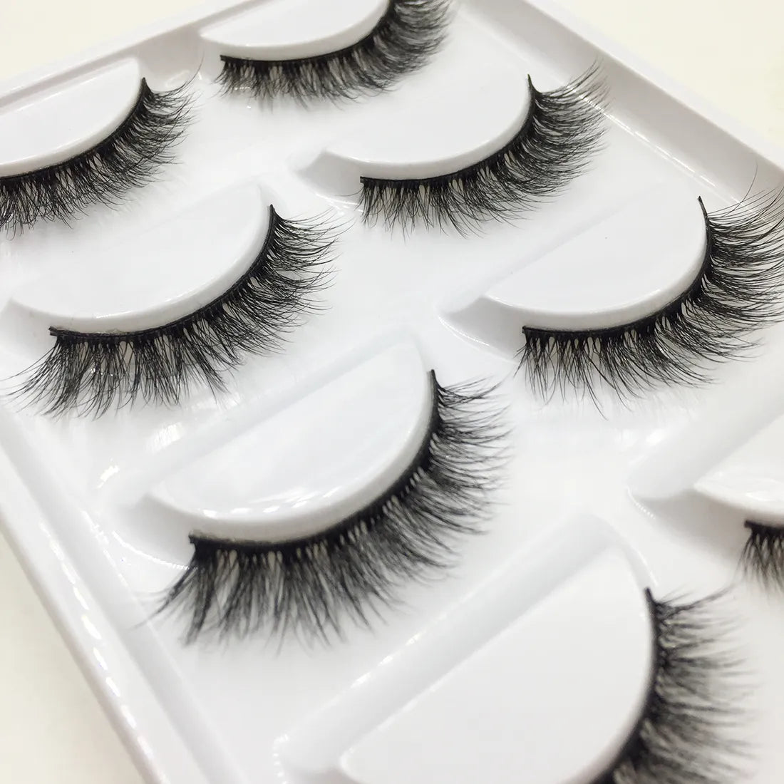 5 Pairs Natural 3D Mink False Eyelashes